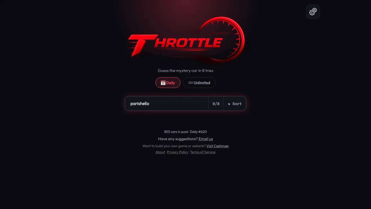 Throttle screenshot 2