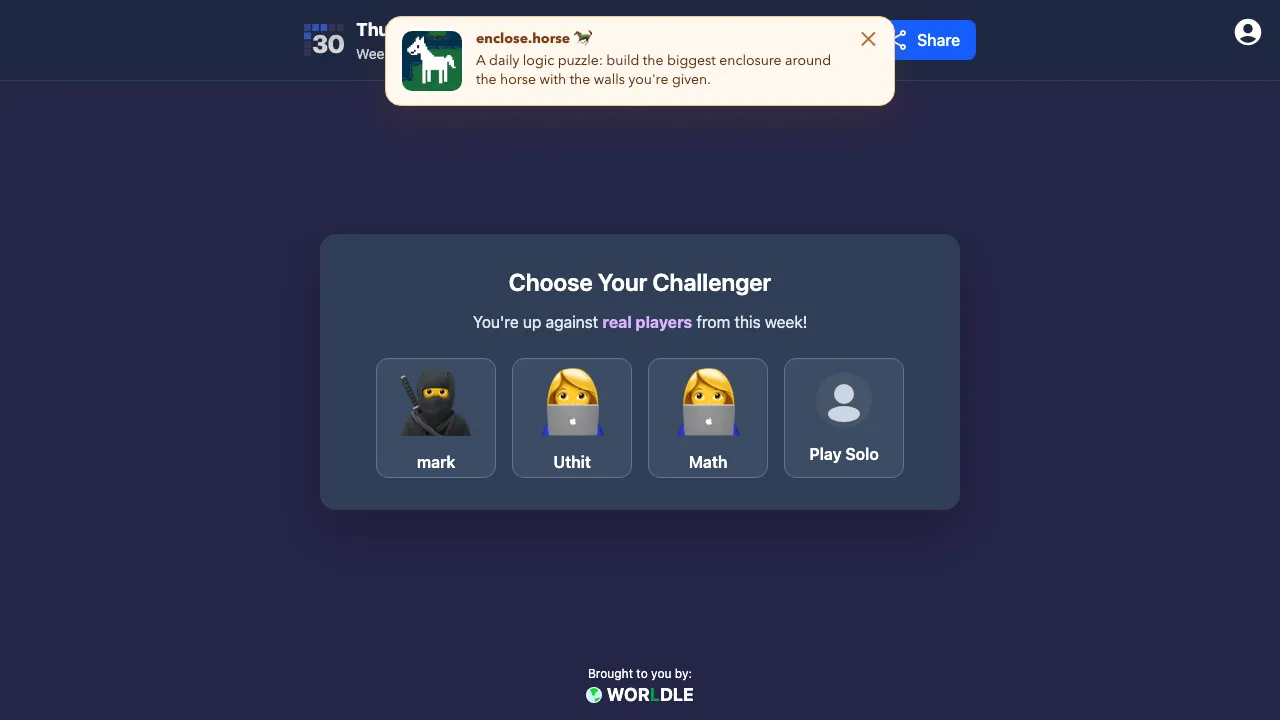 Thursday Thirty screenshot 1