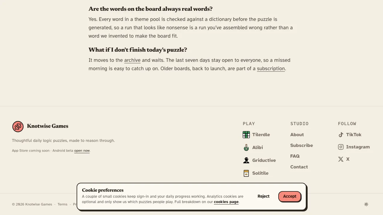 Tilerdle screenshot 1