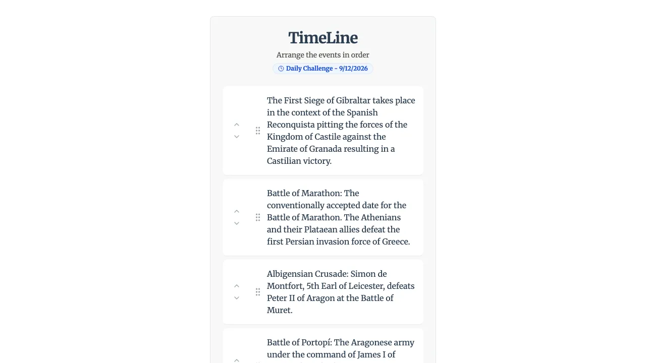 TimeLine Game cover