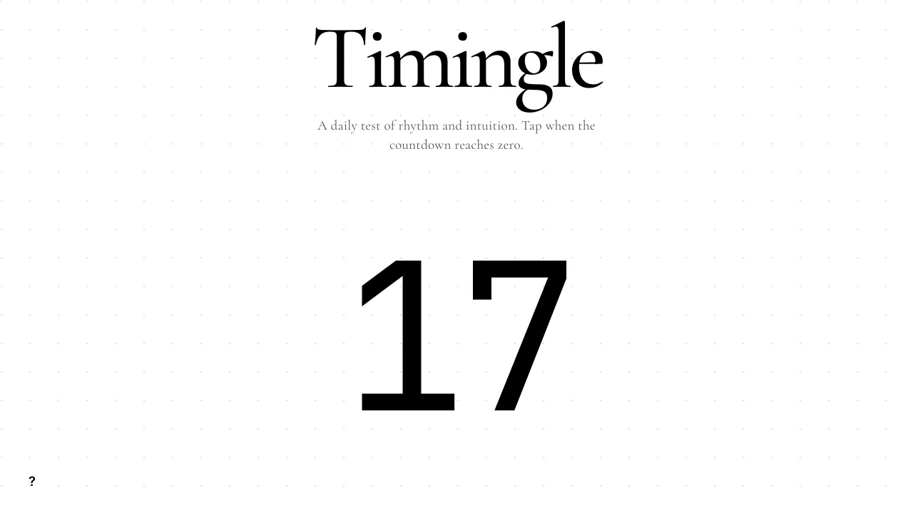 Timingle screenshot 1