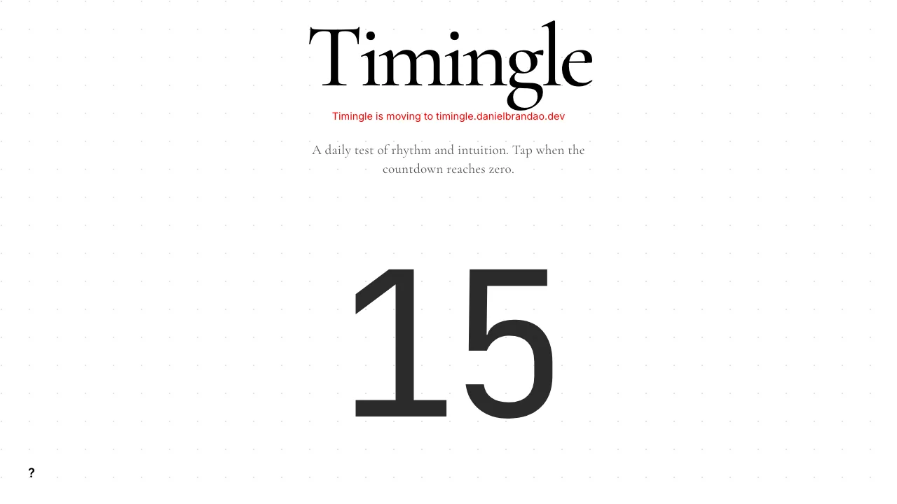 Timingle screenshot 2