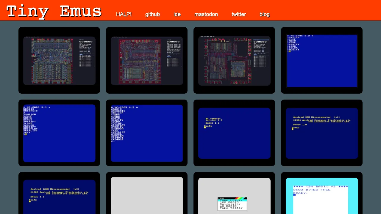 Tiny Emulators cover