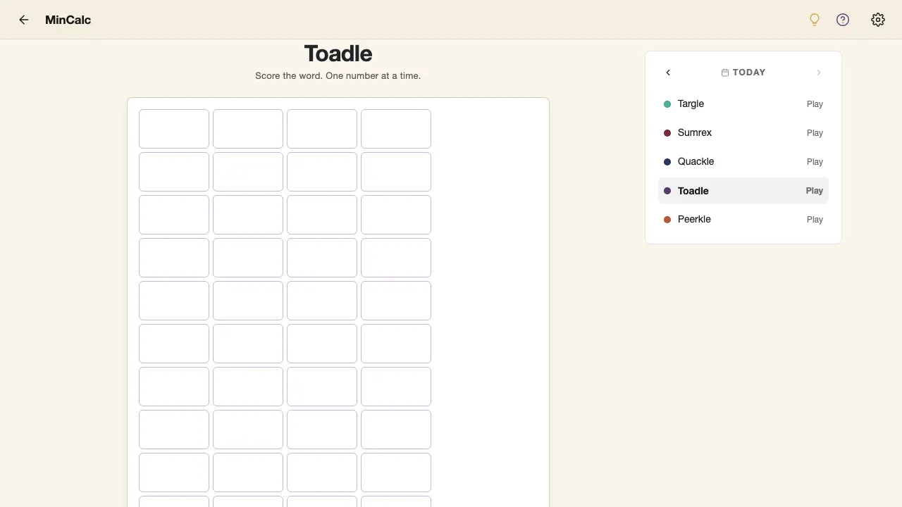 Toadle cover