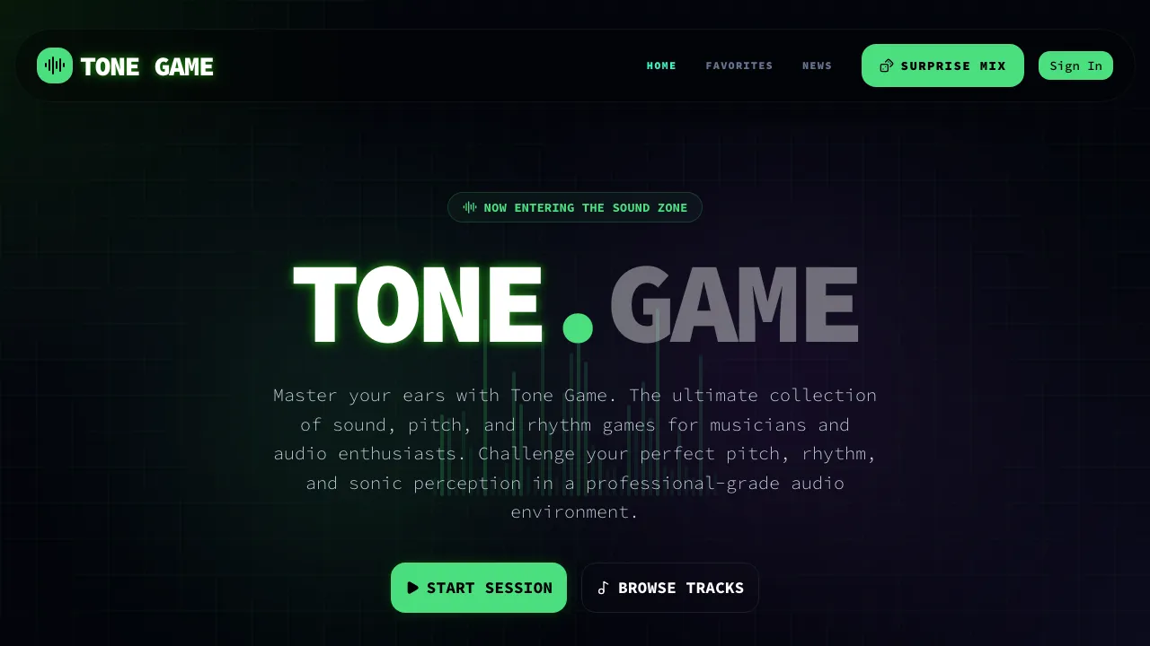 Tone Game cover
