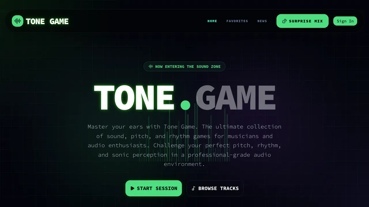 Tone Game screenshot 1