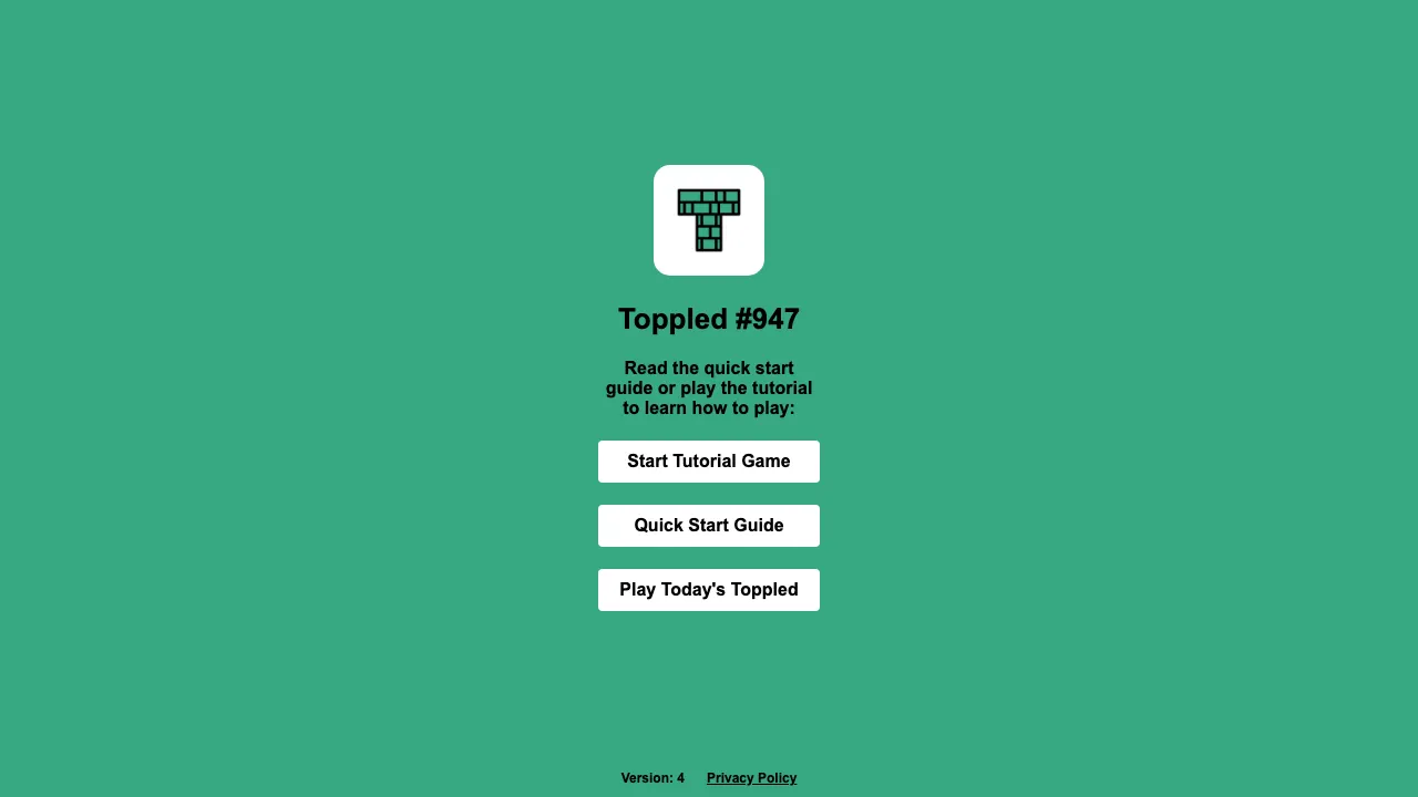 Toppled cover