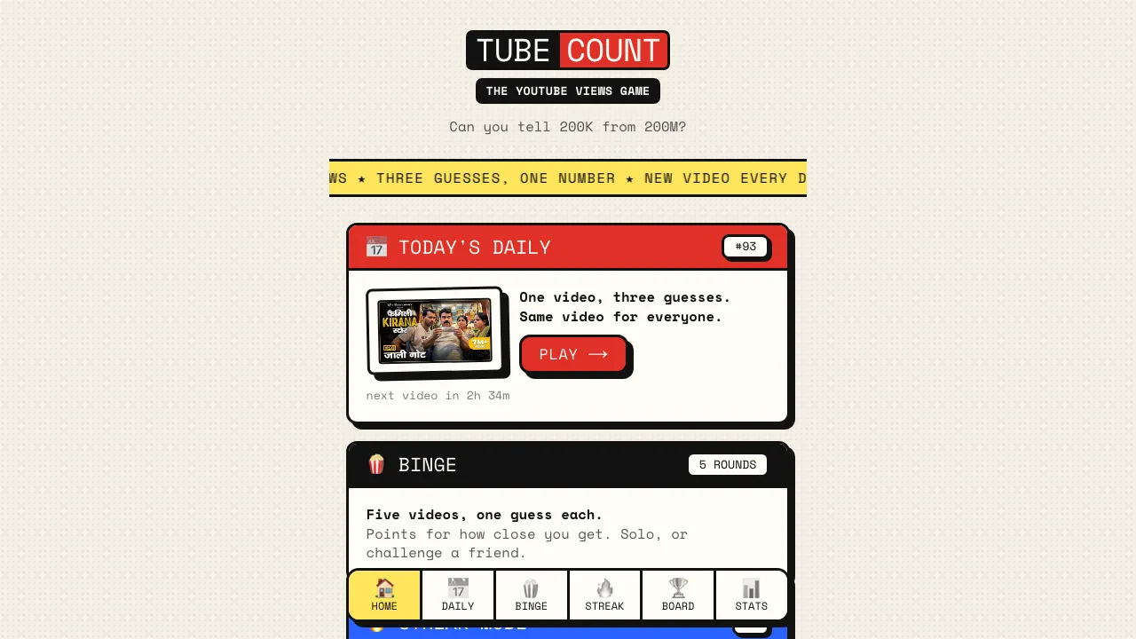 TubeCount cover