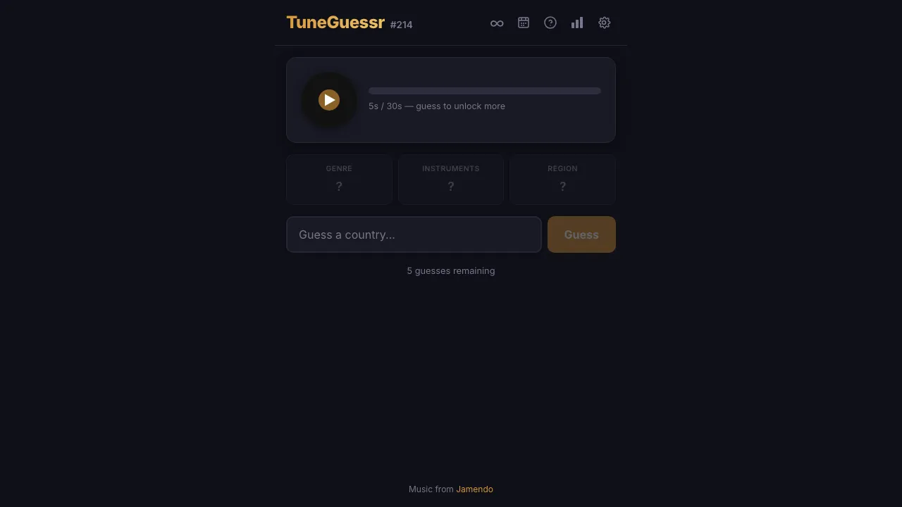 TuneGuessr screenshot 1