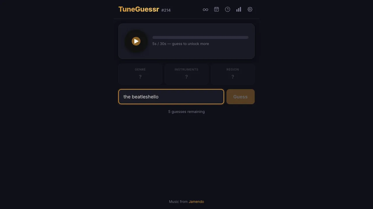 TuneGuessr screenshot 3