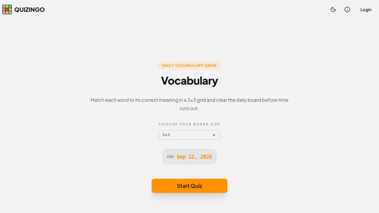 Vocabulary cover