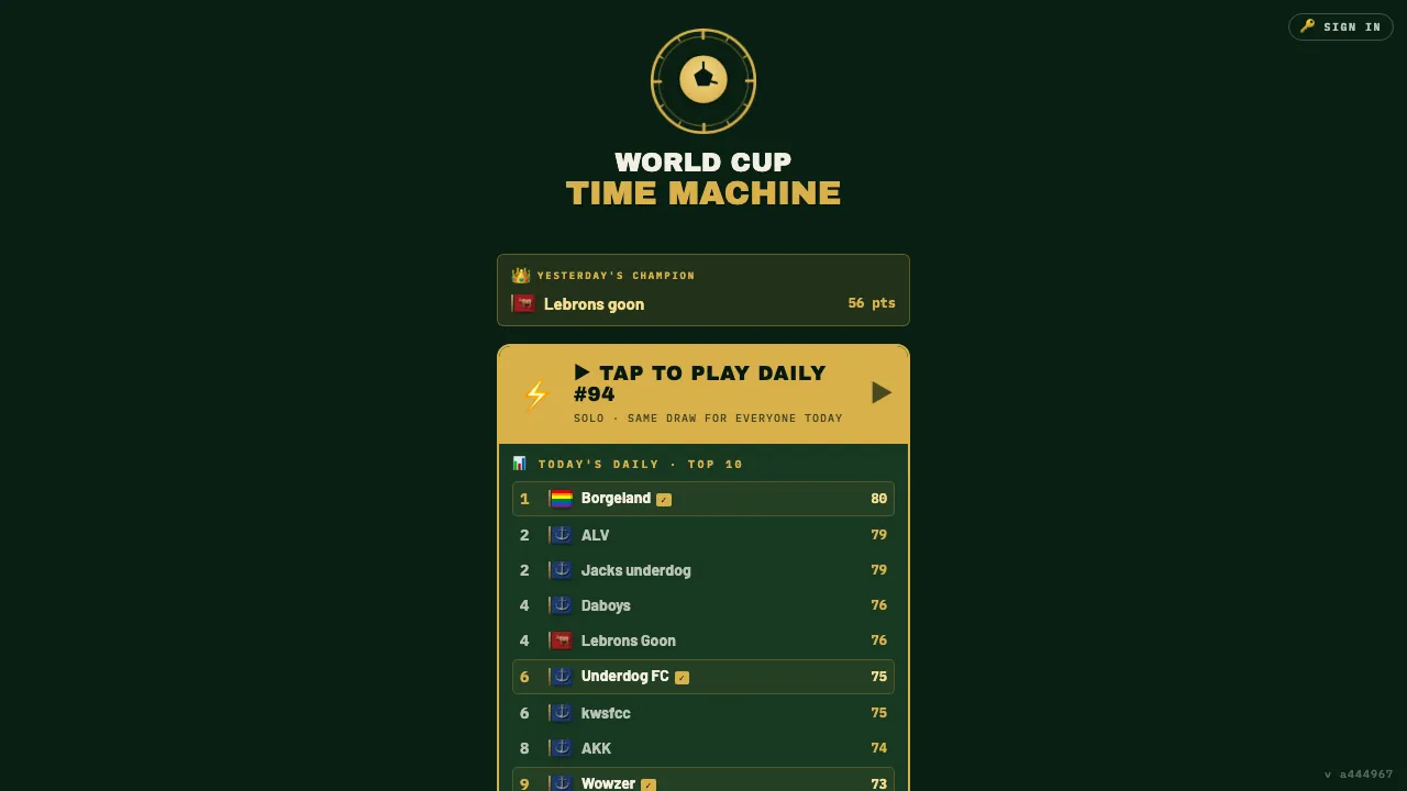 WC Time Machine screenshot 2
