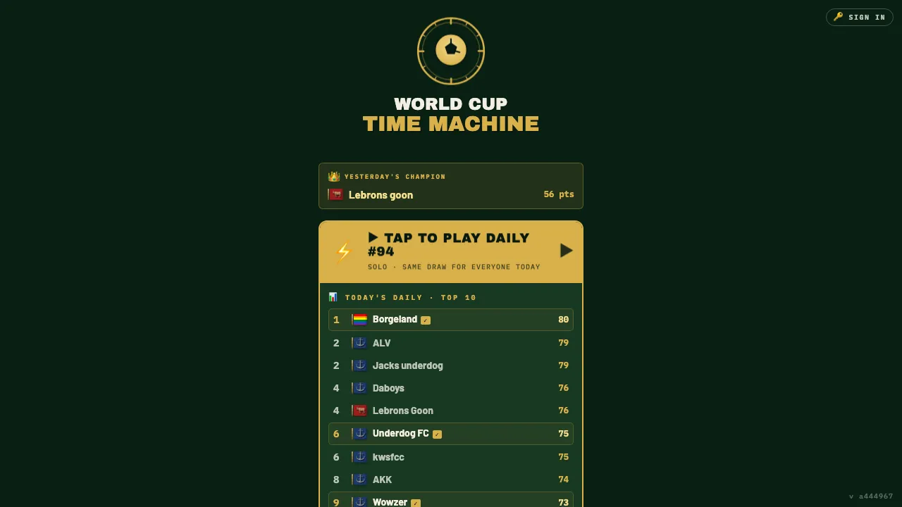WC Time Machine screenshot 3