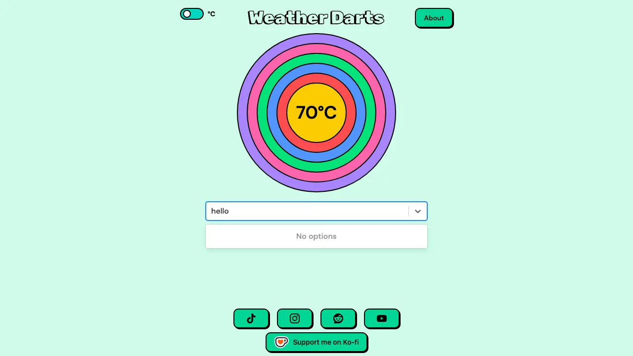 Weather Darts screenshot 1