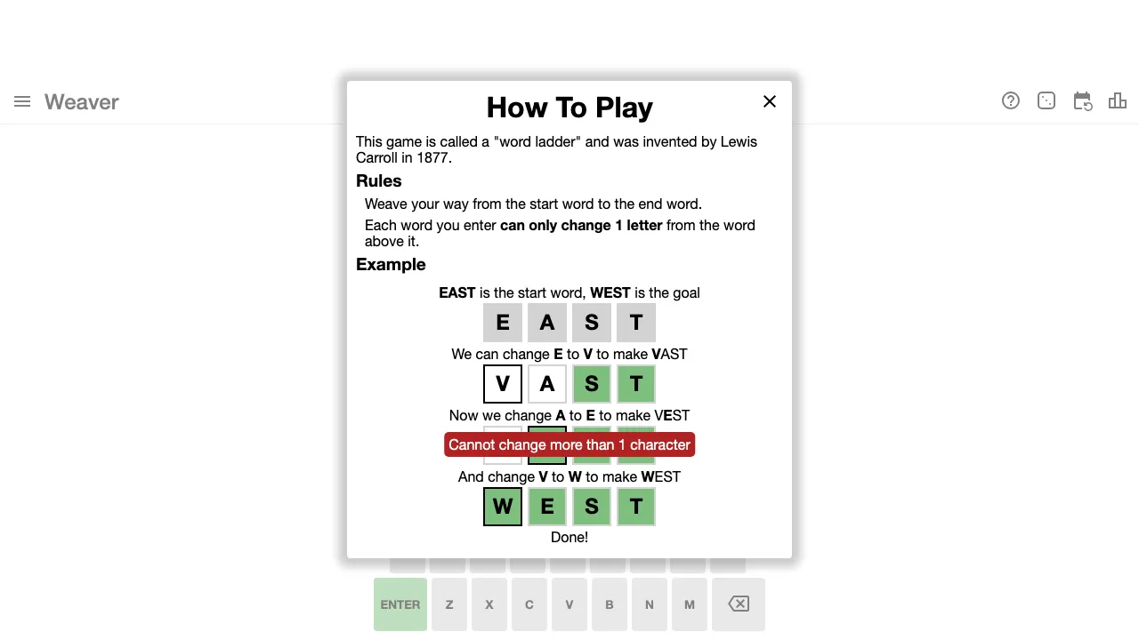 Weaver screenshot 1