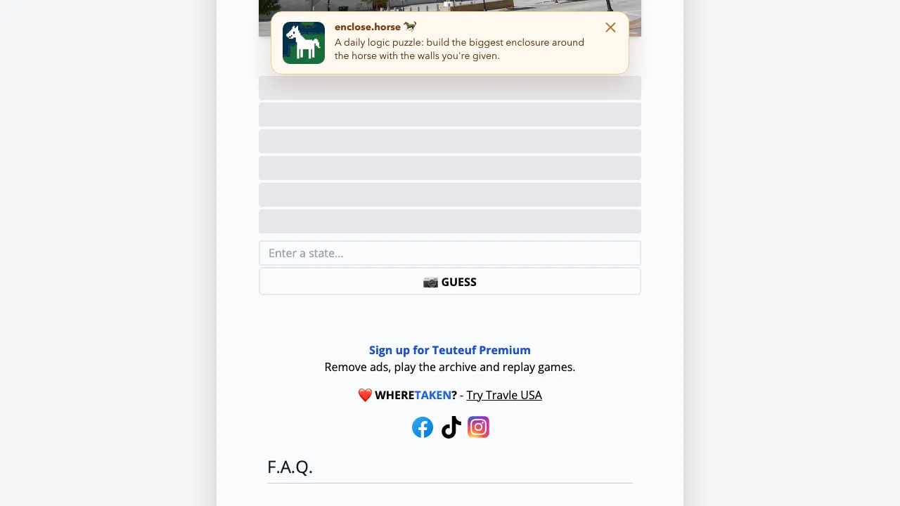 WhereTaken USA screenshot 1