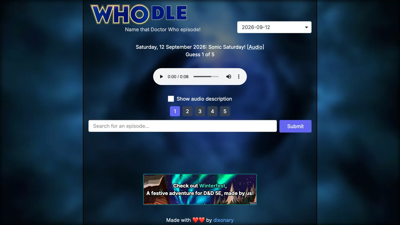 Whodle cover