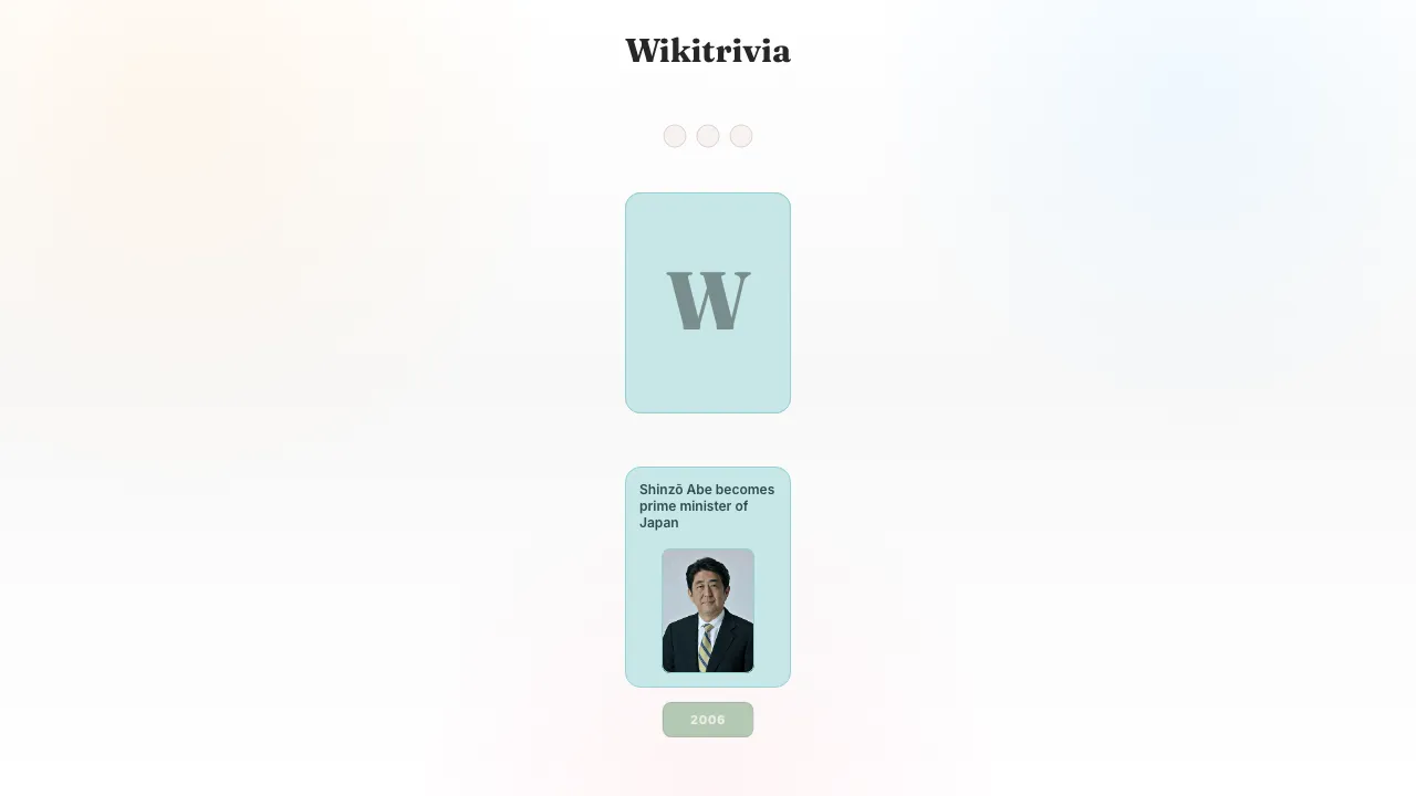 Wikitrivia screenshot 1