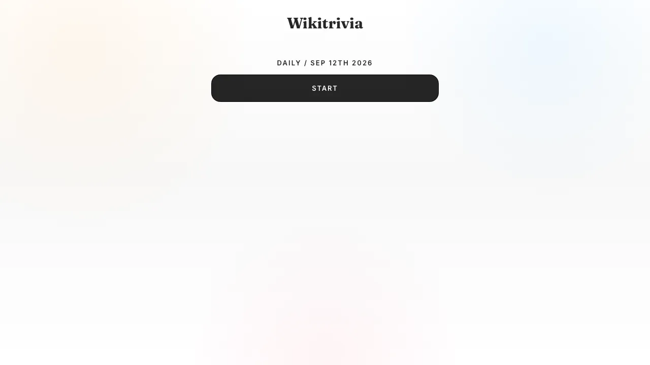Wikitrivia screenshot 1