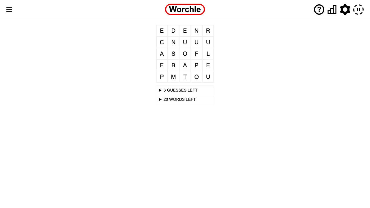 Worchle screenshot 1