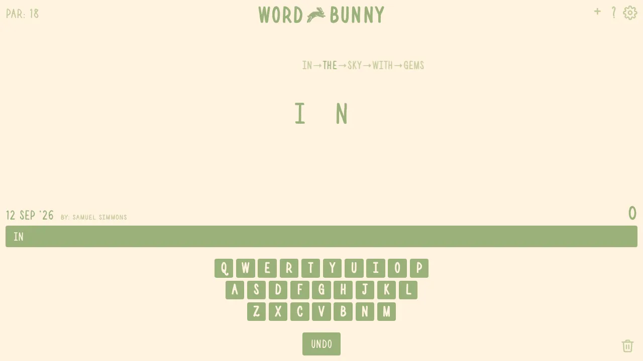 Word Bunny cover