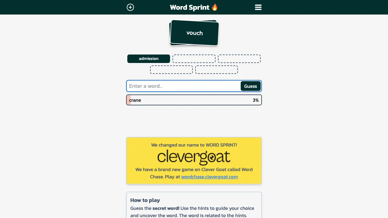 Word Chase screenshot 1