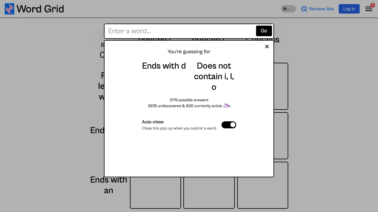 Word Grid screenshot 1