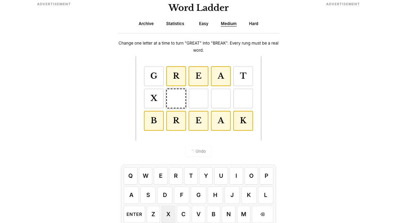 Word Ladder screenshot 1