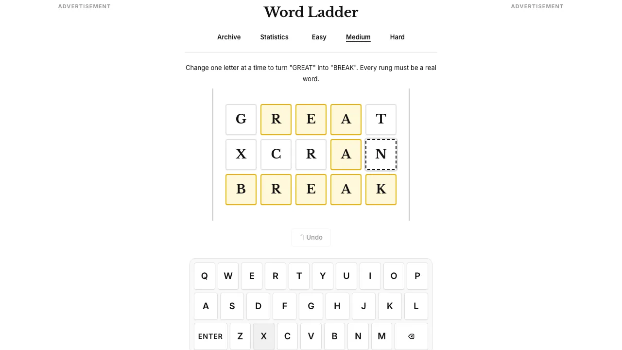 Word Ladder screenshot 2