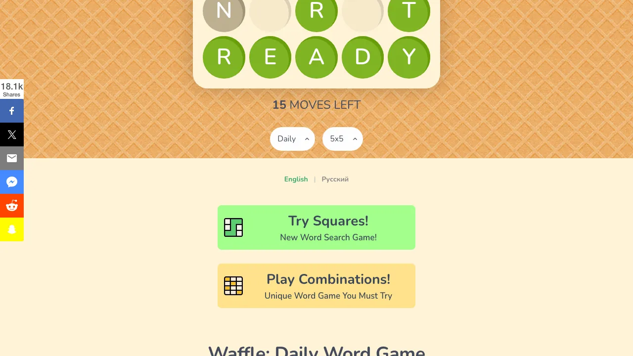 Word Waffle screenshot 1