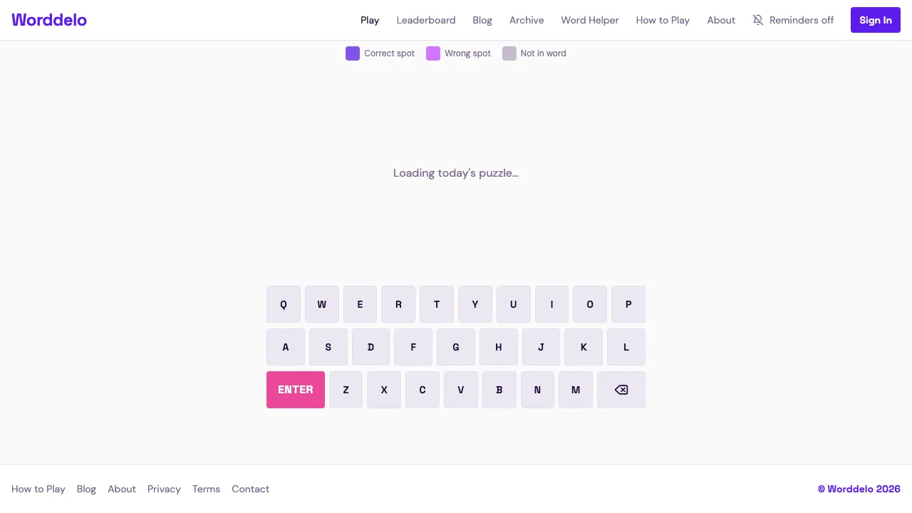 Worddelo screenshot 1