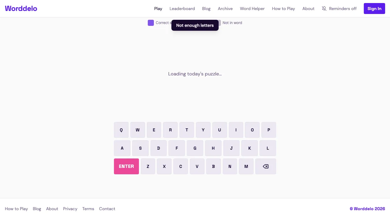 Worddelo screenshot 2