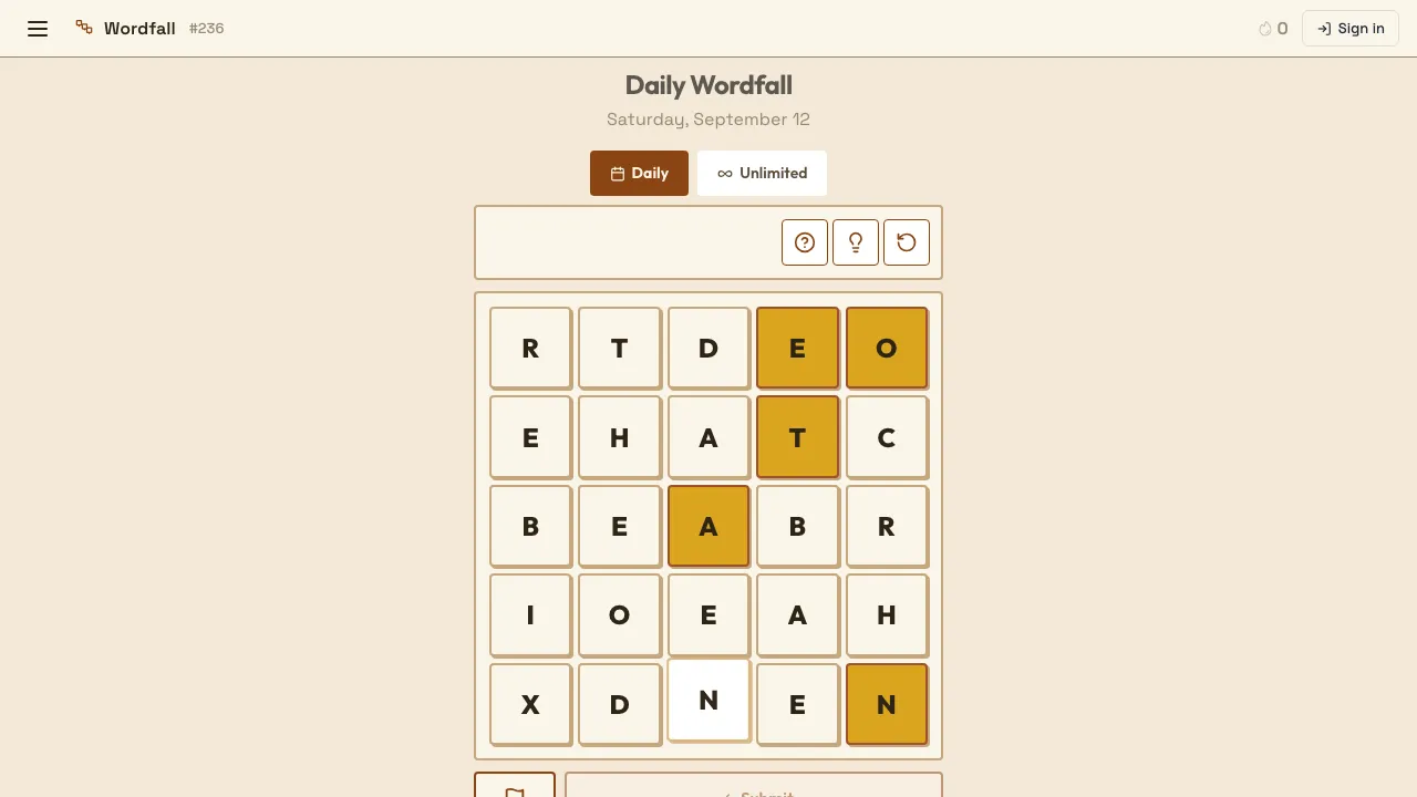 Wordfall cover