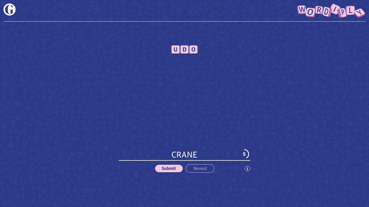 Wordiply screenshot 2