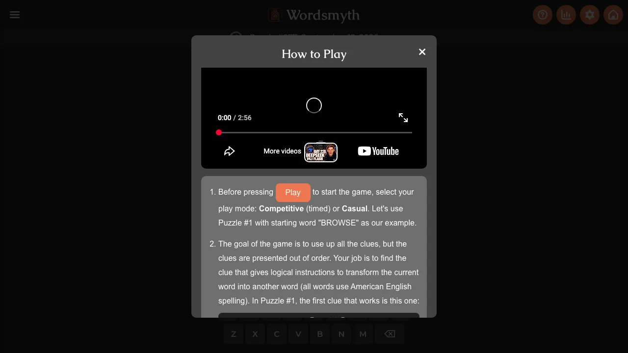WordSmyth screenshot 2