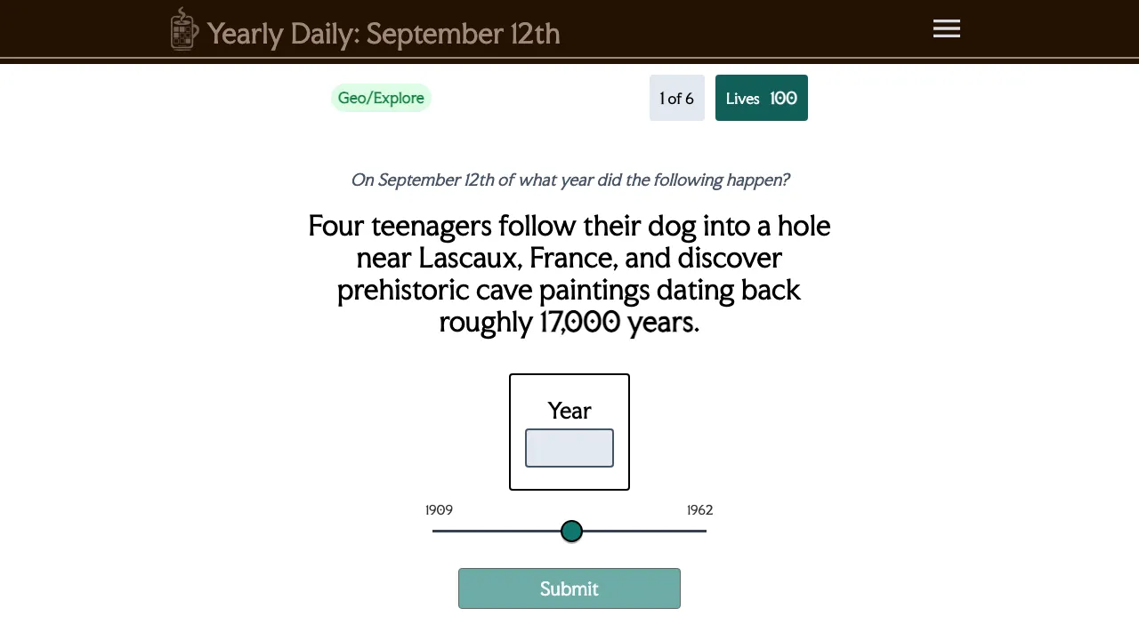 Yearly Daily screenshot 1
