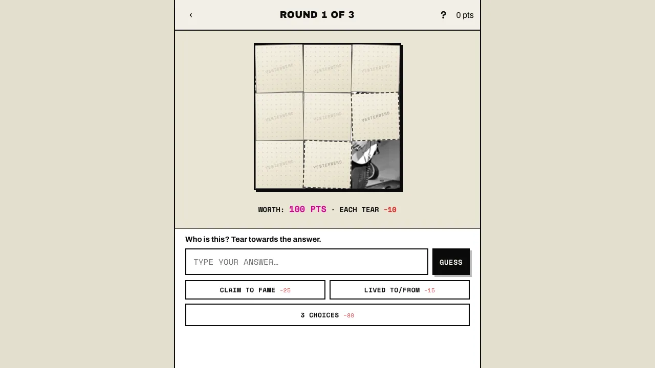 Yesternerd screenshot 1