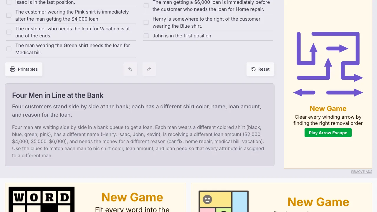 Zebra Puzzles screenshot 1